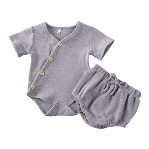Combinaison pour bébé, vente chaude été 2021, combinaisons 100% coton pour nourrissons, tout-petits, garçons et filles, ensemble de combinaisons pour bébé - Product Image 3