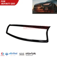 Cadre de calandre avant en gros de l'usine Honghang pour Infiniti Q50 2014-2017, garniture de remplacement en ABS pour calandre avant