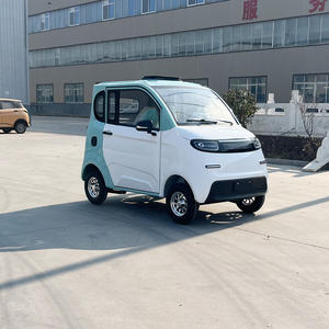 Tricycle électrique motorisé 1000W avec capacité de 500 kg, carrosserie fermée, rickshaw pour passagers FSL S-1, batterie 6000 kWh, freins à disque sur quatre roues - Product Image 4