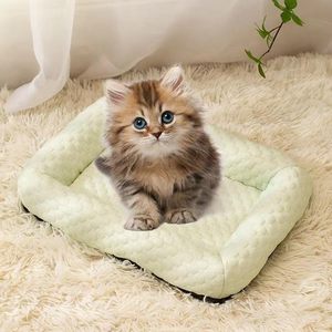 Factory Summer Dog <b>Bed</b> Cat Pet Cooling <b>Beds</b> Mat Anti-Slip Sleeping Dog Cooling Mat Puppies Washable Breathable Pet Cooling <b>Beds</b> - Product Image 4