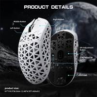 Souris de jeu e-sport ATTACK SHARK R5 Ultra en fibre de carbone, 39g super légère, PAW3950MAX 42KDPI 8K sans fil, tri-mode
