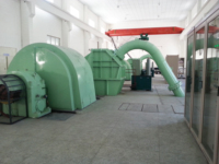 Turbin air 200KW 500kw 1mw Rpm rendah Magnet permanen Alternator turbin Pelton