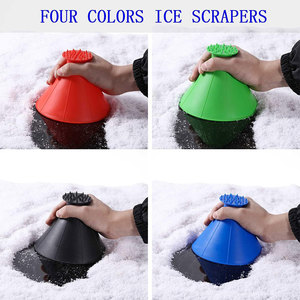 Sunnuo Xe Kính Chắn Gió Tuyết <span class=keywords><strong>Scraper</strong></span> 4 Màu Sắc Vòng Phễu Hình Nón <span class=keywords><strong>Ice</strong></span> Remover Dễ Dàng Để Sử Dụng Phụ Kiện Xe Hơi Cho Tuyết Làm Sạch - Product Image 5