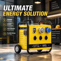 Système de stockage d'énergie LiFePO4 6200W 5120Wh, station d'alimentation industrielle 6000W solaire MPPT 220V 230V 50/60Hz pour usage hors réseau