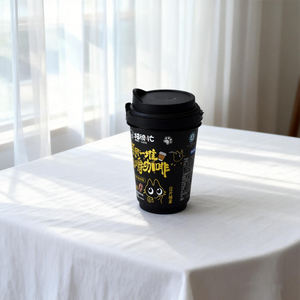 Vasos de Plástico PP Rígido Esmerilado Personalizados al por Mayor con Logotipo, <span class=keywords><strong>para</strong></span> Smoothies, Matcha, Café y Bebidas, con Tapas - Product Image 2