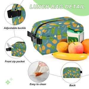 Portable Adult Kids <b>Lunch</b> <b>Box</b> Customs Cooler <b>Bag</b> Thickened Thermal Student School <b>Bag</b> Set for Outdoor Picnic - Product Image 4