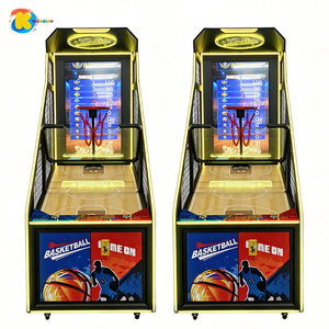 Máquina <span class=keywords><strong>de</strong></span> <span class=keywords><strong>Juego</strong></span> Arcade Simulador <span class=keywords><strong>de</strong></span> Baloncesto con Pantalla HD, Equipo Comercial Resistente para Interiores - Product Image 1