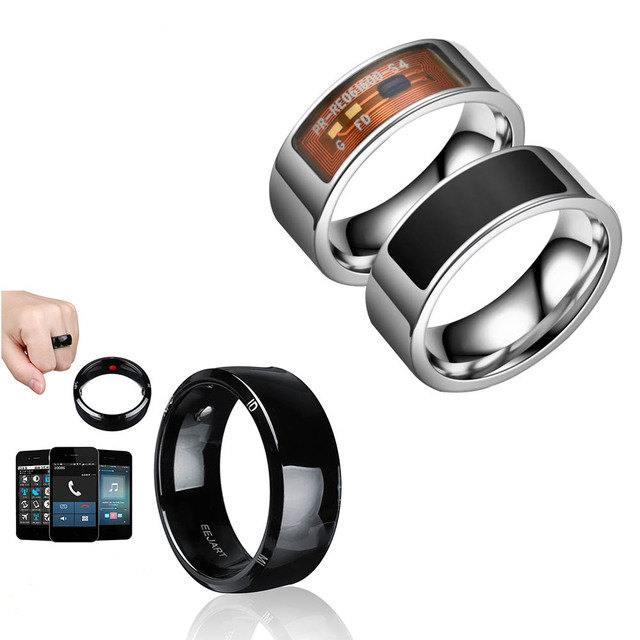 SUNLAN 13.56MHz Waterproof Customized Ceramic 0-10cm Intelligent Magic Android NTAG216 Smart RFID NFC Ring