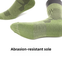 Chaussettes de randonnée en laine mérinos personnalisées, légères, rembourrées, mi-mollet, pour sports de plein air, trekking et alpinisme