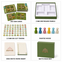 Jeu de société de stratégie portable personnalisé à 6 joueurs avec boîte rigide magnétique pour la salle de classe et le team building