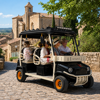 Buggy de loisirs SumEV 4 places pour villa privée, 60V, phares LED, pour utilisation en estate, ranch ou club de campagne