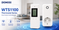 Nuevo Termostato Electrónico Mini con Control de Temperatura Programable para Equipos de Calefacción y Refrigeración Residenciales