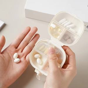 กล่องเก็บของพลาสติกใสทรงสี่เหลี่ยมเล็ก ยี่ห้อ Lanson ขายดี ใช้จัดระเบียบเครื่องประดับบนโต๊ะทำงาน วางซ้อนกันได้ เหมาะสำหรับใส่<span class=keywords><strong>ยา</strong></span>และกล่องใส่ยาเม็ด - Product Image 6