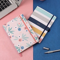 Carnet de notes et journal imprimé en couleur, couverture souple ou rigide, ligné, format A5, faible MOQ, logo inclus