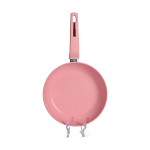 Chất lượng cao nhôm giả mạo Fry Pan cảm ứng 7-Piece chịu nhiệt soong không dính <span class=keywords><strong>Cookware</strong></span> Set với kính nắp - Product Image 2