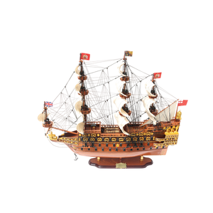 Gia nhien Sovereign of the Sea wood Finished hipslip warship ครั้งประวัติศาสตร์การแล่นเรือใบการตกแต่งสำนักงานและของขวัญขององค์กร - Product Image 1