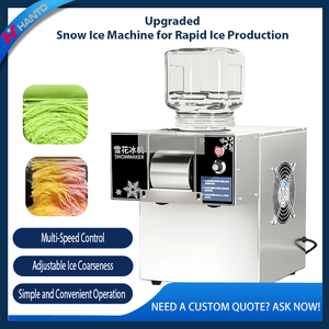Hot Sale Commercial Shaved Machine Snowflake Ice Cream Flake <strong>Making</strong> Machine and <strong>Trolly</strong> - Product Image 2