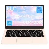 Nouvel ordinateur portable 14,1 pouces IPS Intel N95 Quad-Core 1,7 GHz 512 Go SSD UHD Graphics Clavier anglais Windows 11 WiFi pour étudiants et usage domestique