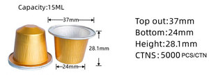 Venta caliente pequeña máquina <span class=keywords><strong>de</strong></span> sellado térmico al vacío Manual/6 cámaras/taza <span class=keywords><strong>Nespresso</strong></span> - Product Image 5