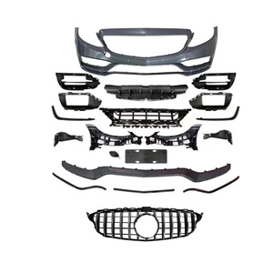 Pare-chocs de voiture W205 C205 C180 C200 C260 <span class=keywords><strong>C300</strong></span> C250 AMG Line Coupé Normal 2013 + <span class=keywords><strong>à</strong></span> C63 AMG kits carrosserie pour <span class=keywords><strong>Mercedes</strong></span> Benz W205 - Product Image 4