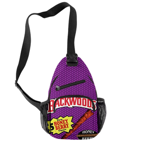 Zaini personalizzati con stampa a prova di odore 3D per uomini ragazzi Outdoor Sport da viaggio con foglie di canapa - Product Image 1