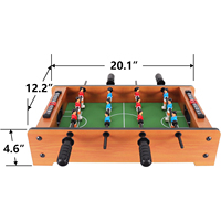 Mini table de football de taille adulte facile à ranger en bois pour les enfants Table de football en bois d'ingénierie unisexe personnalisée