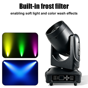 Projecteur à tête mobile 380W 17R, résistant à l'huile, 14 couleurs, 15 gobos, DMX512, lumières <span class=keywords><strong>DJ</strong></span>, lumières disco pour discothèque, bar, club, karaoké, fête - Product Image 4