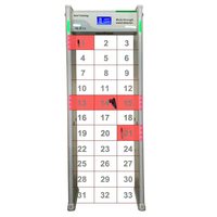 Détecteur de métaux Karsun personnalisable 33Plus Archway, télécommande infrarouge, alarme sonore et LED, montage facile avec 2 câbles