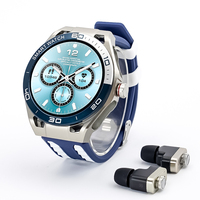 Montre connectée T95 Business 2026 avec écouteurs TWS, écran tactile, appels Bluetooth, 1,52 pouces, Relojes, écouteurs, montre intelligente pour hommes