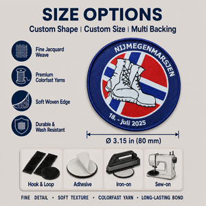 Écussons personnalisés ultimes, logo thermocollant, badge en caoutchouc, graphiques 3D, étiquette thermocollante pour vêtements d'enfants, vêtements et équipements - Product Image 3