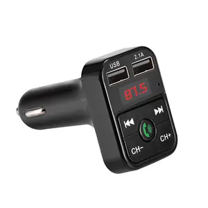 Dual USB Car Charger BT Handsfree Audio Receiver Voltage Display Car Kit Mobile Phone Charger Auto MP3 Player