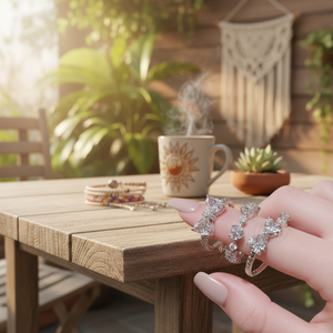 Vendita calda all'ingrosso delle donne Boho moda regolabile anelli sole drago impilamento gioielli con impostazione invisibile stile Casual - Product Image 3