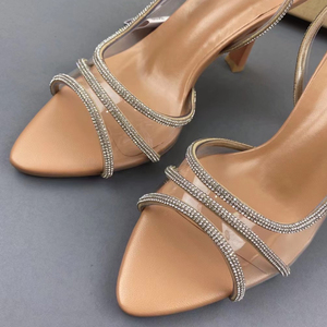 Étranges talons pour femmes, chaussures à talons transparents en PVC cristal, sexy, pour femmes - Product Image 3