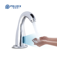 Accessoires de robinetterie de salle de bain Pollock Classic, robinet à capteur de mouvement inductif en cascade