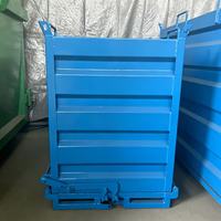 Bac à déchets basculant pour chariot élévateur, fabriqué en usine, pour la construction, trémie auto-basculante, bac auto-basculant
