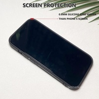 Coque de téléphone par sublimation, coque de téléphone vierge 2D pour transfert thermique avec plaque entièrement imprimée pour iPhone 14 18 Pro, TPU PC antidérapant en stock