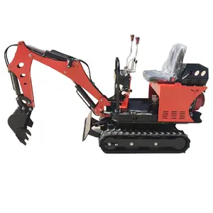 Small Mini Excavators Machine 3t 4t 5t 4 5 3 Ton Crawler Bagger Digger Mini Excavator with auger for tree planting for sales