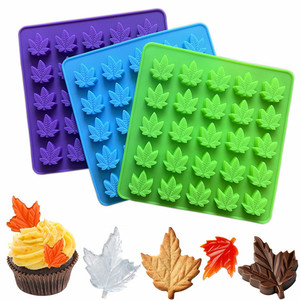 Moldes de Silicona para Chocolate con Forma de Hoja de Arce, Libres de BPA, 25 Cavidades, para Dulces - Product Image 5