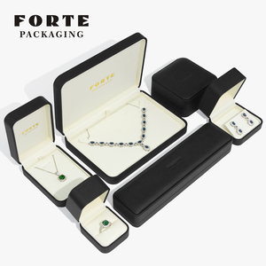 FORTE Wholesale Luxury Gift Jewelry Packaging Necklace <b>Earrings</b> Ring Boxes Packaging Jewellery Custom Necklace Jewelry <b>Box</b> - Product Image 4