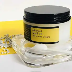 Private Label 100Ml Slak Mucine Gezichtsbevochtiger Natuurlijke Anti-Aging Hydraterende Huid Whitening Gezichtscrème Voor Koreaanse Huidverzorging