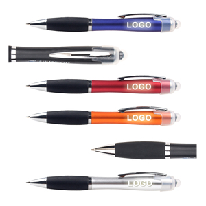 Light Laser <b>LED</b> Ballpoint Design Touch Screen Quality Plastic Stylus Wholesale Advertising Pens Promotion Custom with Light Logo - Product Image 3