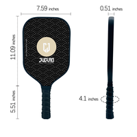 Raquettes de padel et de pickleball en fibre de carbone 3K 12K 18K, design personnalisé