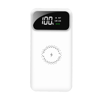 Prix de gros Nouveaux produits Banque d'alimentation sans fil 20000mAh Chargeur sans fil à affichage numérique double USB Powerbank