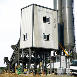 Máquina mezcladora de doble eje de 1 CBM de baja contaminación, planta mezcladora de hormigón prefabricado, 60m3/h, pequeña planta dosificadora de hormigón RMC, <span class=keywords><strong>precio</strong></span> HZS60 - Product Image 1