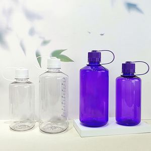 Botella de Agua Deportiva de Plástico Tritan Personalizada al por Mayor, Ecológica, Libre de BPA, con Tapa de Boca Pequeña, 500 ml, 1000 ml - Product Image 6