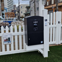 Boîte aux lettres intelligente JDY Boîte à colis murale en acier Boîte de dépôt pour usage domestique antivol pour appartements et applications postales
