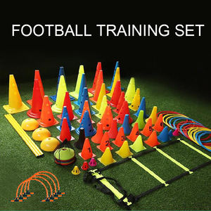 Nouvelle mode de jeu de cônes pliables équipement d'entraînement réglable pour ballon de football en cuir échelle d'agilité en PVC pour usage sportif - Product Image 6