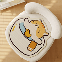Coussin de chaise respirant d'été à motif de dessin animé et tapis de chaise de bureau, coussin de banc de salle à manger 30-50cm, origine Fujian, Oui