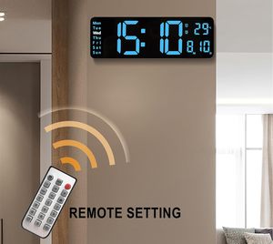 Modern Anniversary Home Decor Multi-functional Large <b>LED</b> LUMINOVA Brightness Adjustable Battery Operated DST Timer Digital <b>Clock</b> - Product Image 4