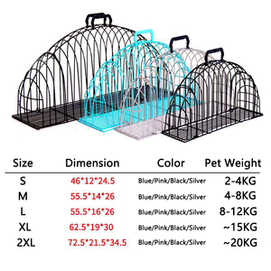 Hyra Blowing Cat Baño Jaula Malla Mascota Secador Jaula Perro <span class=keywords><strong>Red</strong></span> Cachorro Gato Aseo Jaula de Ducha - Product Image 2